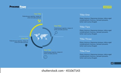 Four Parts Slide Template