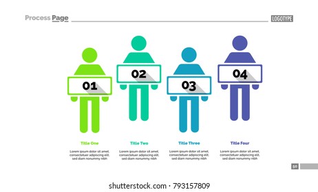Four People Team Slide Template