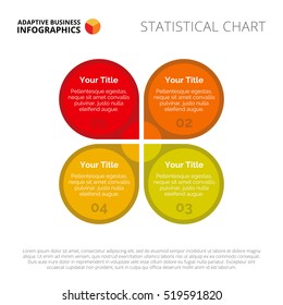 Four Petals Diagram Slide Template