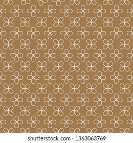Four pettle flower graphic pattern 