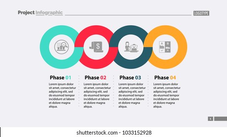 Four Phases Process Slide Template