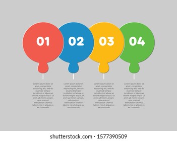 Four pieces puzzle circles diagram. Business presentation infographic on 4 steps, parts, pieces of process line diagram. Section compare banner. Jigsaw puzzle info graphic. Marketing strategy.