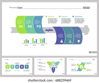 Four Planning Slide Templates Set