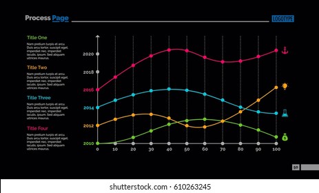 Four Point Charts Slide Template