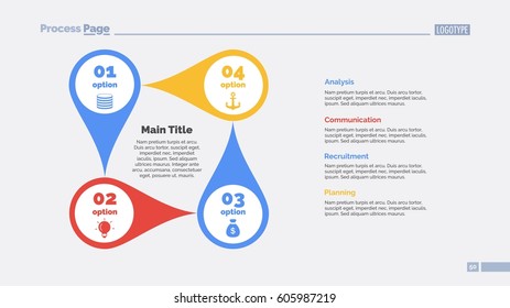 Four Pointers Slide Template