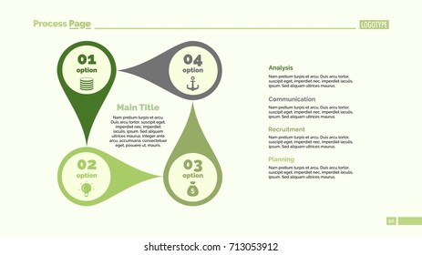 Four Pointers Slide Template