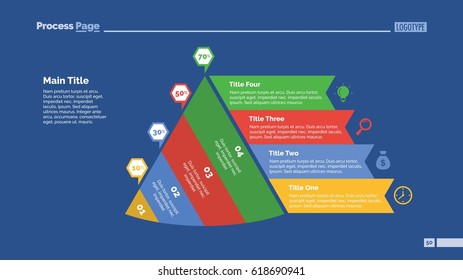 Four Points Comparison Slide Template Stock Vector (Royalty Free ...