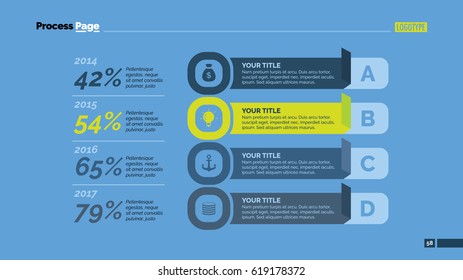 Four Points Comparison Slide Template