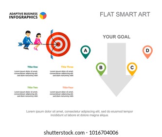 Four Points Goal Slide Template