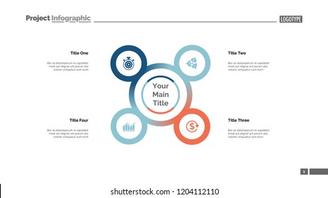 Four points process chart. Business data. Strategy, diagram, design. Creative concept for infographic, templates, presentation, report. Can be used for topics like planning, management, teamwork.