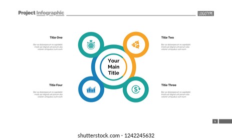Four points process chart. Business data. Strategy, diagram, design. Creative concept for infographic, templates, presentation, report. Can be used for topics like planning, management, teamwork.