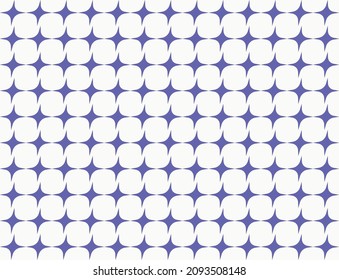 4 Sterne abstraktes geometrisches nahtloses Muster. Raster mit einfachen Elementen. perfekt für Oberflächengestaltung, Web, soziale Medien, Gewebe und Schreibwaren