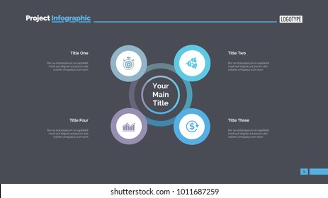 Four Points Strategy Slide Template