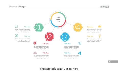 Four Points Workflow Slide Template