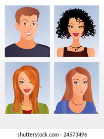 Four portraits