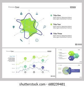 Four Research Slide Templates Set