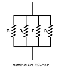 Four Resistors In Parallel Circuit