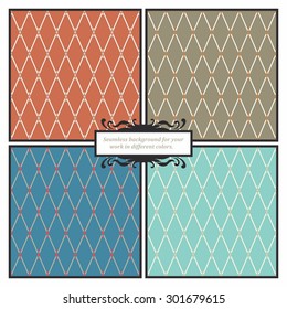 Four seamless texture for greeting cards and envelopes.