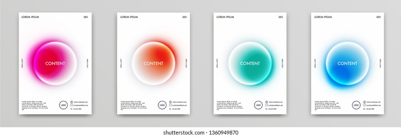 Four season fluid color design. Templates design of poster, brochure, flyer, folder, banner, cover, website, and poster.  Enable for business, art, music, party, and in general use. Vector