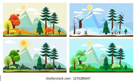 Cartoon Mountain Images, Stock Photos & Vectors | Shutterstock