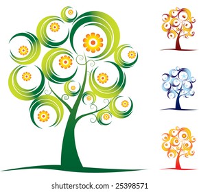 Four season tree set