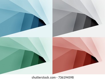 Four season vector Abstract Elegant Background. Low poly Trendy Background Polygonal background.