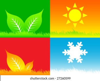 four seasons background