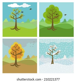 four seasons backgrounds