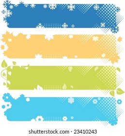 Four seasons banners