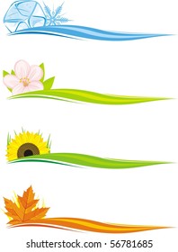 Four seasons design elements