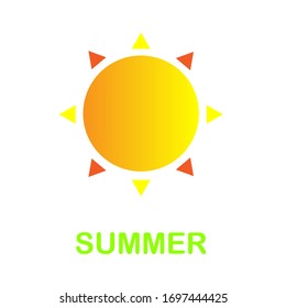 Four seasons icons: winter, spring, summer, autumn. Logos snowflake, sun, leaf, flower