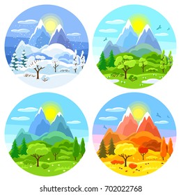 Season Cycle Stock Illustrations Images Vectors Shutterstock