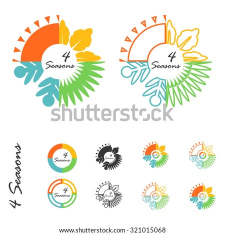 Four Seasons Logo Stock Vector (Royalty Free) 321015068 - Shutterstock