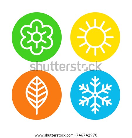 four seasons logo set