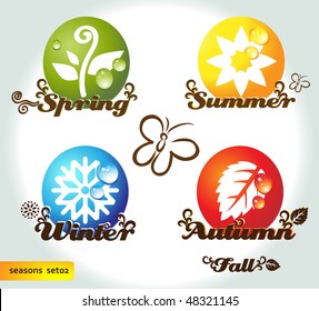 Four seasons names with elements