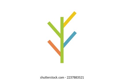 four seasons of the year logo icon concept