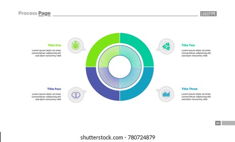 Four Sectors Strategy Slide Template