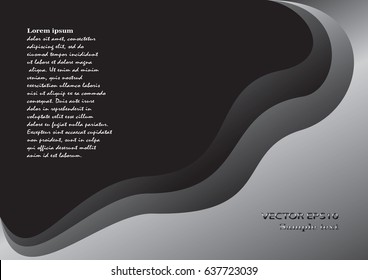 Four shades of gray business card