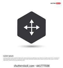 Four Side arrow Icon