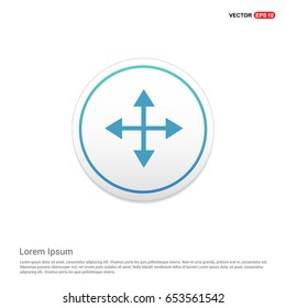 Four Side Arrow Icon