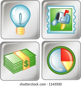 Four silver icon buttons (file 1 of 11)