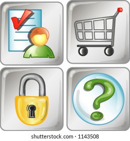 Four silver icon buttons (file 9 of 11)