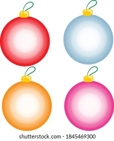 Bolas de Navidad de color sólido
