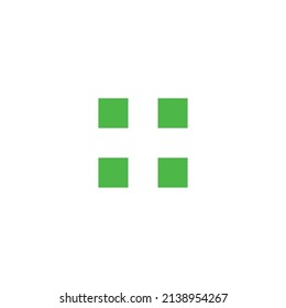 
Four Squares, Letter X, Plus, Simple Symbol Logo Vector