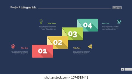 3d Vector Perspective Infographic Presentation Template Stock Vector ...