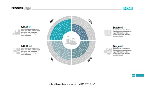 Four Stages Comparison Slide Template