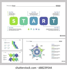 Four Startup Slide Templates Set