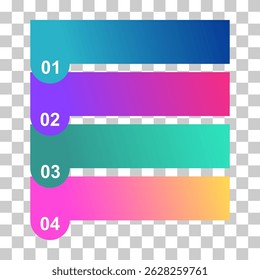 Four step infographic vertical diagram, business information design, chart vector illustration .