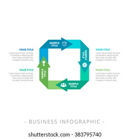 Four Step Process Chart Template