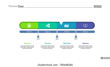 Four Steps Analytics Slide Template